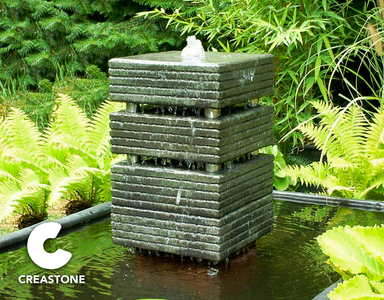 pijp baan Einde Waterelement voor in uw tuin (30x30) - Creastone